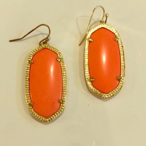 Kendra Scott Elle coral earrings